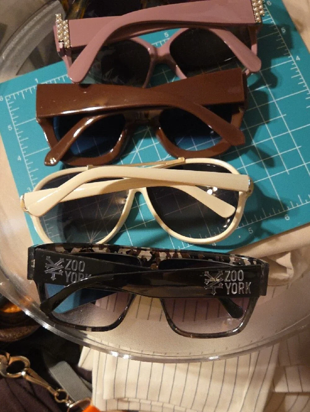 Franco Sarto Women's Sunglasses Set - Tortoise, Pink, Brown, Cream, Black